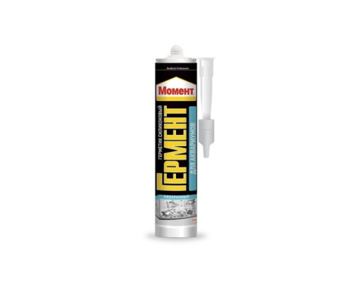 Герметик силиконовый для аквариумов Момент Гермент прозрачный 280 мл. Henkel