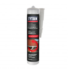 Герметик силиконовый нейтральный для кровли и водостоков Tytan Professional коричневый 310 мл.