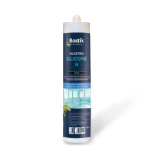 Герметик силиконовый нейтральный для стекла Bostik Glazing Silicone N черный 280 мл.