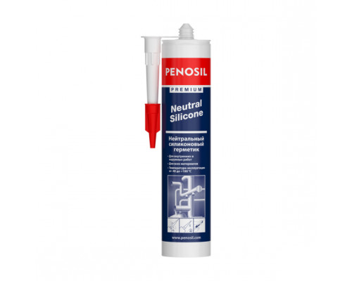 Герметик силиконовый нейтральный "PENOSIL PREMIUM" 280 мл. прозрачный (12)