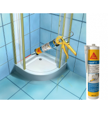 Герметик силиконовый нейтральный санитарный Sikasil®-C белый 300 мл. Sika
