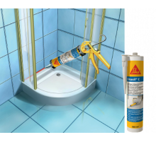 Герметик силиконовый нейтральный санитарный Sikasil®-C прозрачный 300 мл. Sika