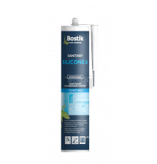 Герметик силиконовый санитарный Bostik Sanitary Silicone А прозрачный 280 мл.