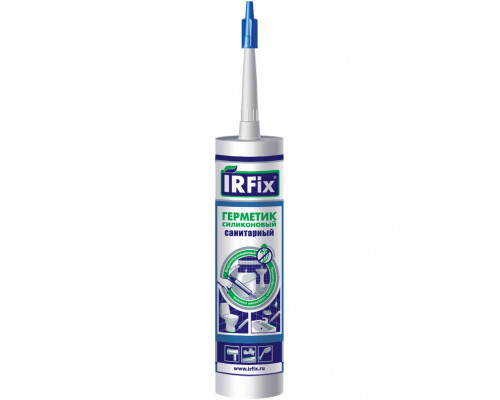 Герметик силиконовый санитарный IRFIX бесцветный 310 мл.