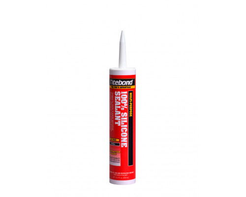 Герметик силиконовый Silicone Sealant белый 100% силикон 300 мл. Titebond