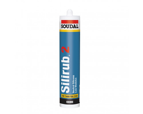 Герметик силиконовый Soudal Silirub 2 нейтральный бежевый 310мл 103978 Soudal