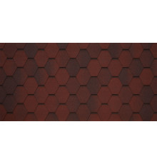 Гибкая черепица Tegola Business Plus Unica Mosaik 2,86 м2/упак. Tasso Rosso 405