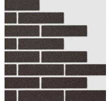 Гибкий кирпич из мраморной крошки Mineral-K Жженый шоколад 240 х 64 мм.
