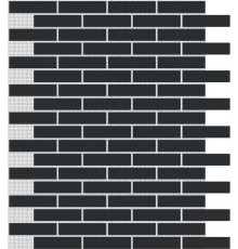 Гибкий кирпич на сетке Сенат-Групп Графит 1260 х 1100 мм. 1,26 м2.