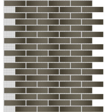 Гибкий кирпич на сетке Сенат-Групп Монохром Duo 1260 х 1100 мм. 1,26 м2.
