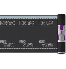 Гидро-ветрозащитная диффузионная мембрана DELTA-NEO VENT 1,5 х 50 м. 75 м2