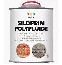 Гидрофобизатор профессиональный VINCENT SILOPRIM POLYFLUIDE  для фасадов и цоколей (1л)