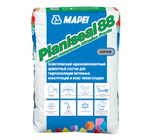 Гидроизоляция бетонных и цементных оснований Mapei Planiseal 88 серый 25 кг.