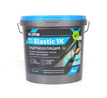 Гидроизоляция эластичная на водной основе GLIMS ВодоStop Elastic 1К 14 кг.