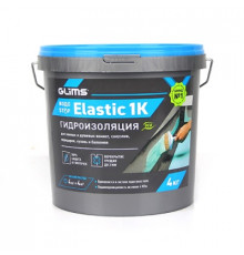 Гидроизоляция эластичная на водной основе GLIMS ВодоStop Elastic 1К 4 кг.