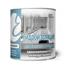 Гидроизоляция обмазочная полиуретановая для балконов и террас Ecoroom 10 кг.