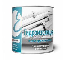 Гидроизоляция обмазочная полиуретановая с армирующим волокном Ecoroom 20 кг.