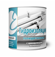 Гидроизоляция обмазочная полиуретановая с армирующим волокном Ecoroom 20 кг.