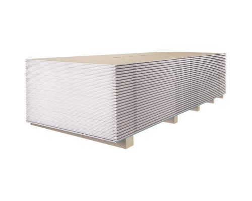 Гипсокартон стандартный Кнауф / Knauf 3000 х 1200 х 12,5 мм. 3,6 м2