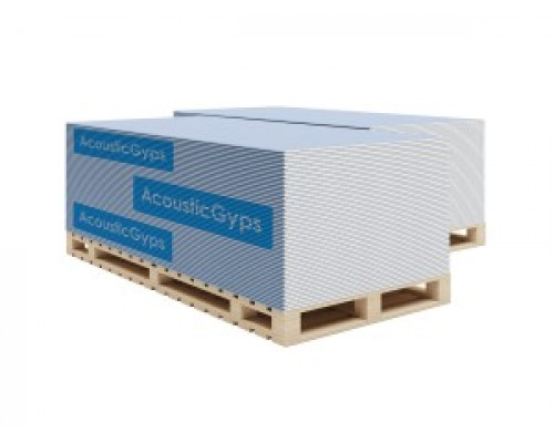 Гипсокартон звукоизоляционный ГКЛЗ АкустикГипс / AcousticGyps 2500 х 1200 х 15 мм. 3 м2