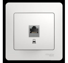 Glossa Белый Розетка компьютерная RJ45 кат.5E | GSL000181K | Schneider Electric