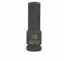 Головка ударная удлиненная шестигранная, 12 мм, 1/2, CrMo Stels