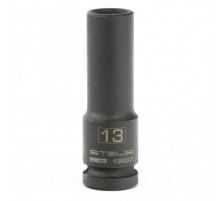 Головка ударная удлиненная шестигранная, 13 мм, 1/2, CrMo Stels