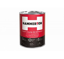ГРУНТ- ЭМАЛЬ ПО РЖАВЧИНЕ 3 В 1 "HAMMERTON" КРАСНАЯ 10 КГ (1)
