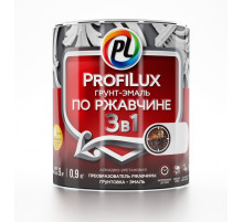 Грунт-эмаль на ржавчину 3 в 1 Profilux глянцевая серая 1,9 кг.