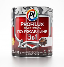 Грунт-эмаль на ржавчину 3 в 1 Profilux глянцевая синяя 1,9 кг.