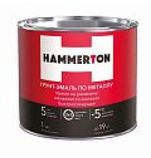 Грунт-эмаль по ржавчине 3 в 1 HAMMERTON белая шелковисто-матовая 10 л.