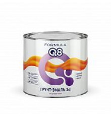 Грунт-эмаль по ржавчине "Formula Q8" белая 1,9 кг.
