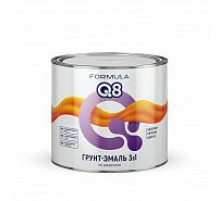 Грунт-эмаль по ржавчине "Formula Q8" черная 1,9 кг.