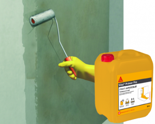 Грунт глубокого проникновения быстросохнущий Sika® Primer Pro белый 5 л.