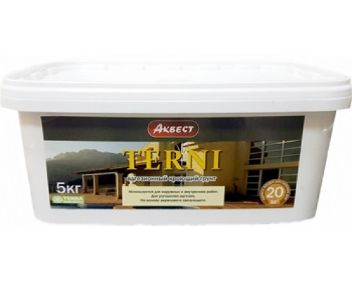 Грунтовка адгезионная кроющая TERNI 5 кг.