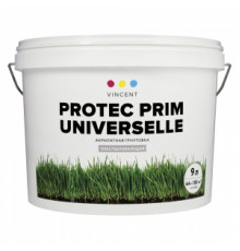Грунтовка акрилатная, обеспылевающая Vincent Protec Prim Universelle 9 л.