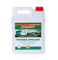 Грунтовка акриловая пропиточная Аквест-2 Мастер 10 кг.