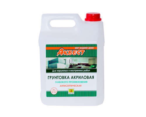 Грунтовка акриловая пропиточная Аквест-2 Мастер 10 кг.