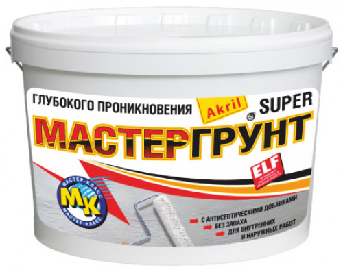 Грунтовка акриловая "Мастер грунт" 10 л Мастер Класс