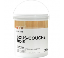 Грунтовка для защиты древесины VINCENT SOUS COUCHE BOIS  (2,5л)