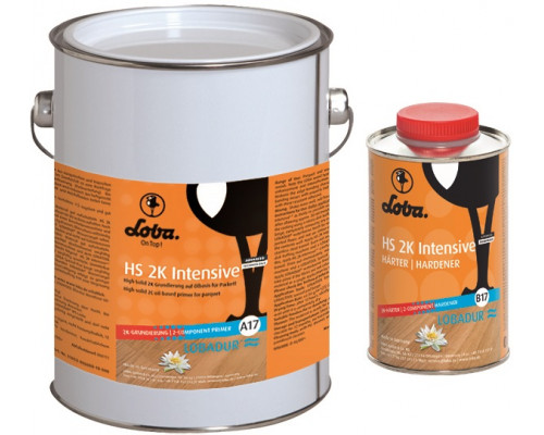 Грунтовка двухкомпонентная на масляной основе Loba HS 2K Intensive/Color A.T. golden oak 2,5 л.