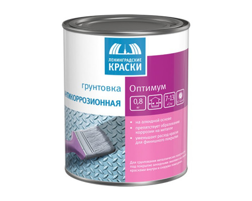 Грунтовка Оптимум Антикоррозионная Красно-Коричневая 20 кг ТЕКС