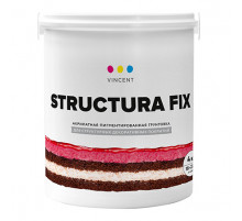Грунтовка щелочестойкая для структурных, декоративных покрытий Vincent Structura Fix матовая 4 кг.