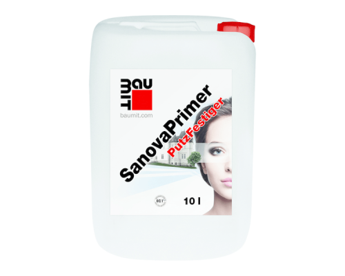 Грунтовка силикатная для осыпающихся поверхностей Baumit SanovaPrimer / PutzFestiger 10 л.