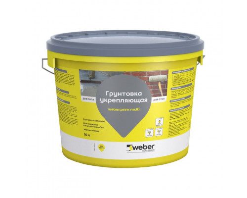 Грунтовка укрепляющая Weber.Prim Multi / Вебер.Прим Мульти 10 л.