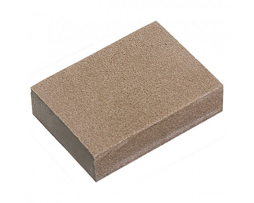 Губка для шлифования, 125 х 100 х 10 мм, мягкая, 3 шт, P 60/80, P 60/100, P 80/120 Matrix