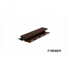 H-профиль FineBer Extra Acrylic Коричневый 3000 мм