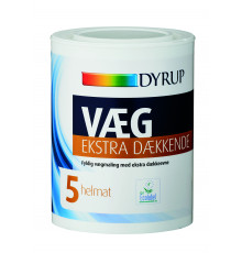 Интерьерная краска DYRUP VÆG Ekstra Dækkende 5 C 0,75л