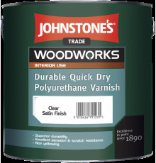 Интерьерный лак Johnstone`s Durable Quick Dry Polyurethane Varnish полуматовый 0,75 л.