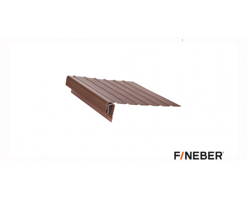 J-фаска FineBer Extra Acrylic Коричневый 3000 мм